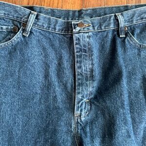 WRANGLER BLUE DENIM JEANS 42 x 30 REGULAR EUC